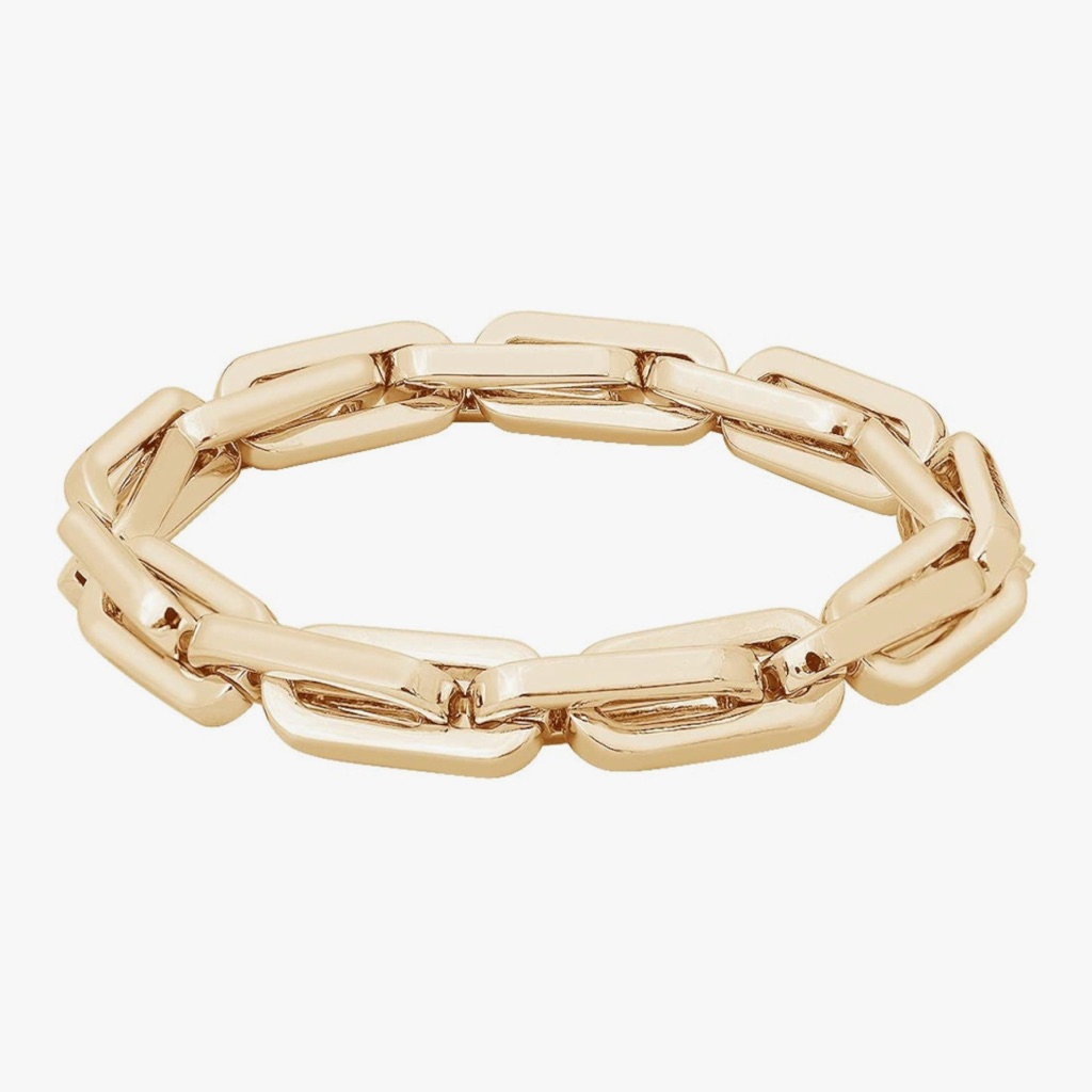 Adjustable Gold Plated Link Bracelet